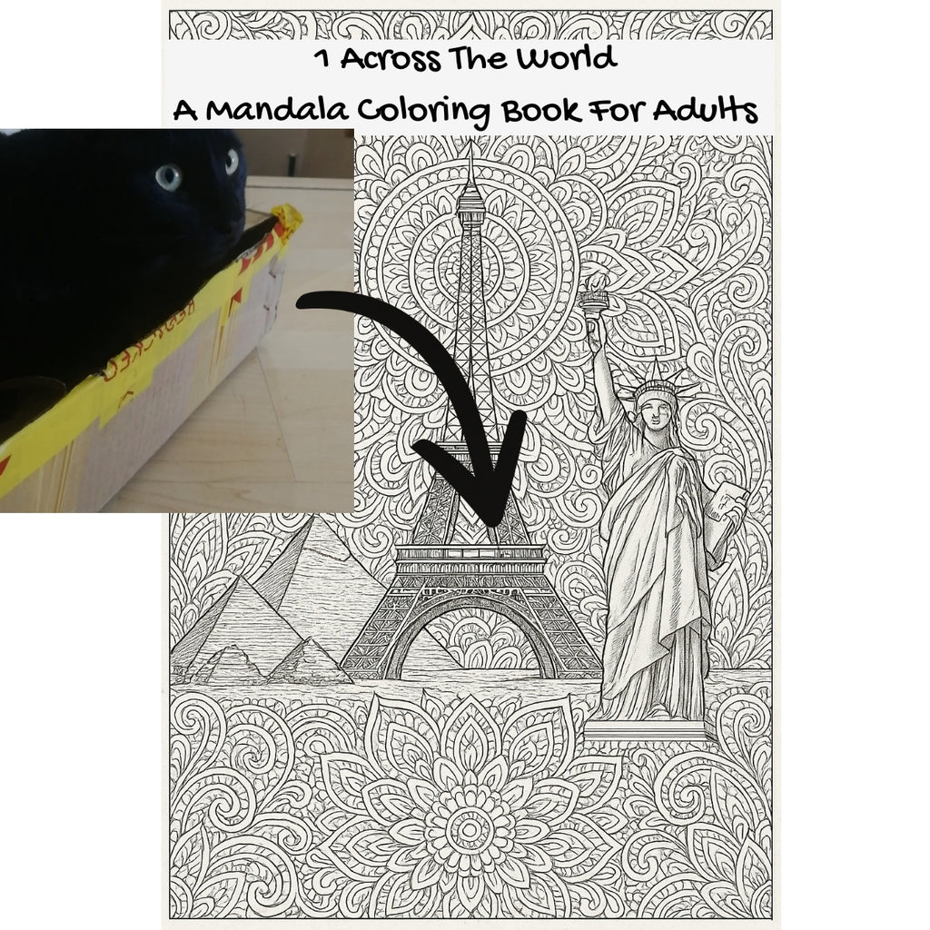 1 Across The World: A Mandala Coloring Book For Adults
