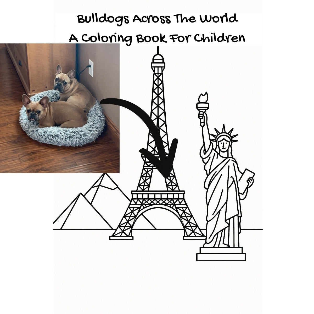 Bulldogs Across The World: A Coloring Book For Children