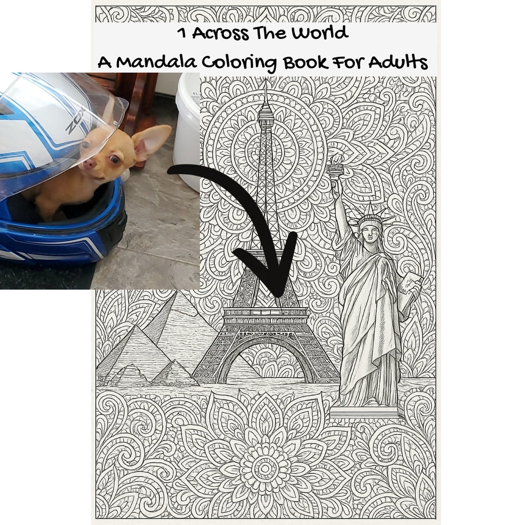 1 Across The World: A Mandala Coloring Book For Adults