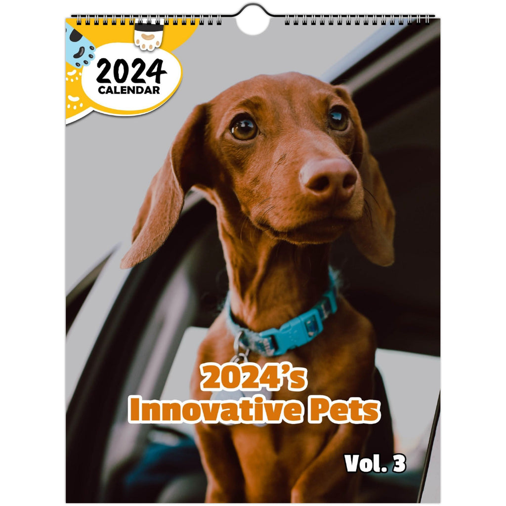 2024's Innovative Pets Volume Three: 2024 Wall Calendar (Published)