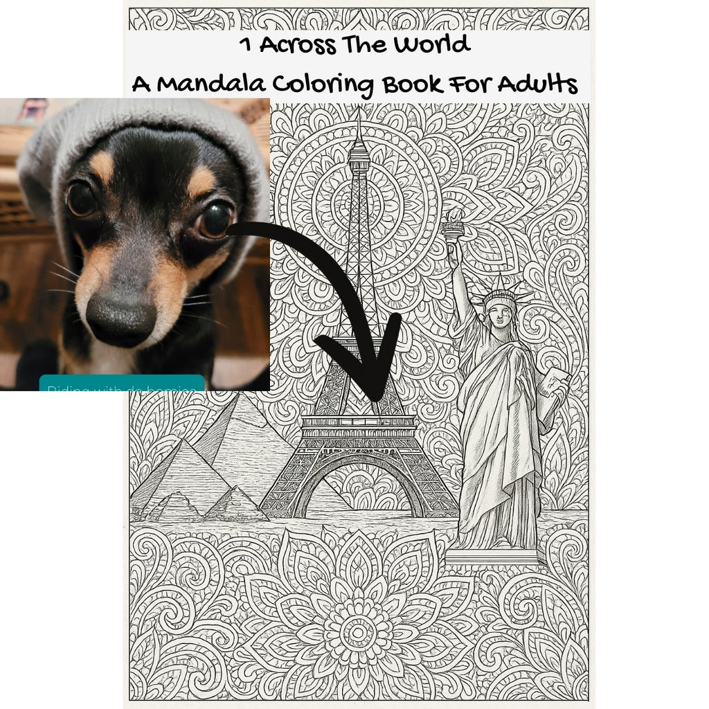 1 Across The World: A Mandala Coloring Book For Adults