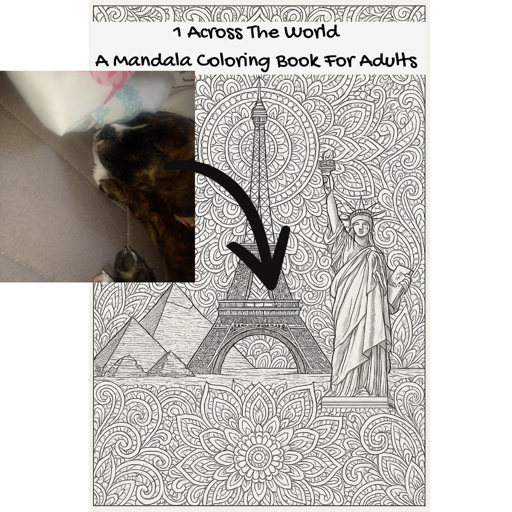 1 Across The World: A Mandala Coloring Book For Adults