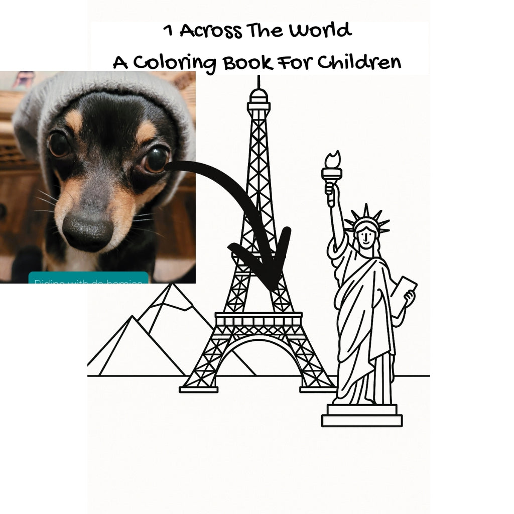 1 Across The World: A Coloring Book For Children