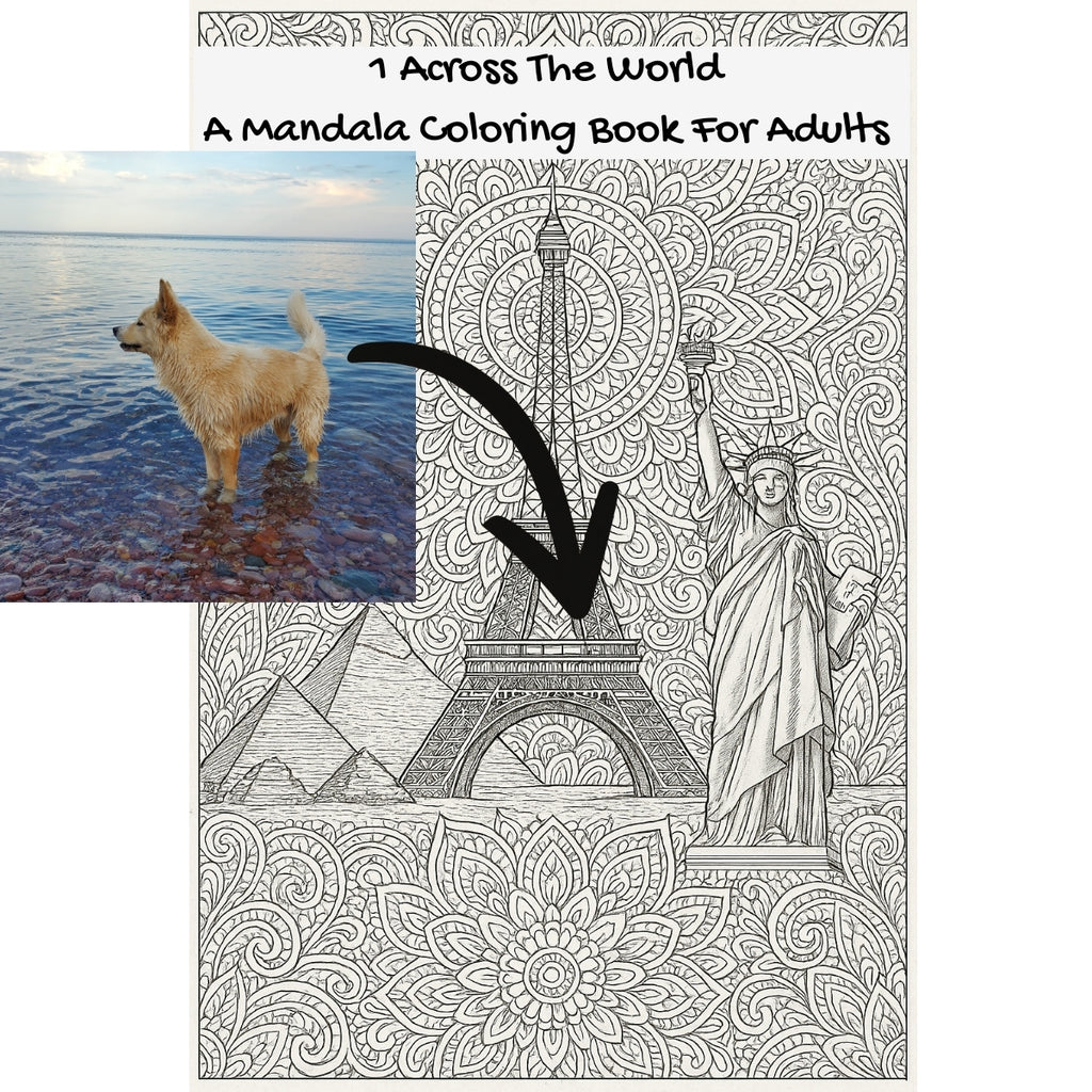 1 Across The World: A Mandala Coloring Book For Adults