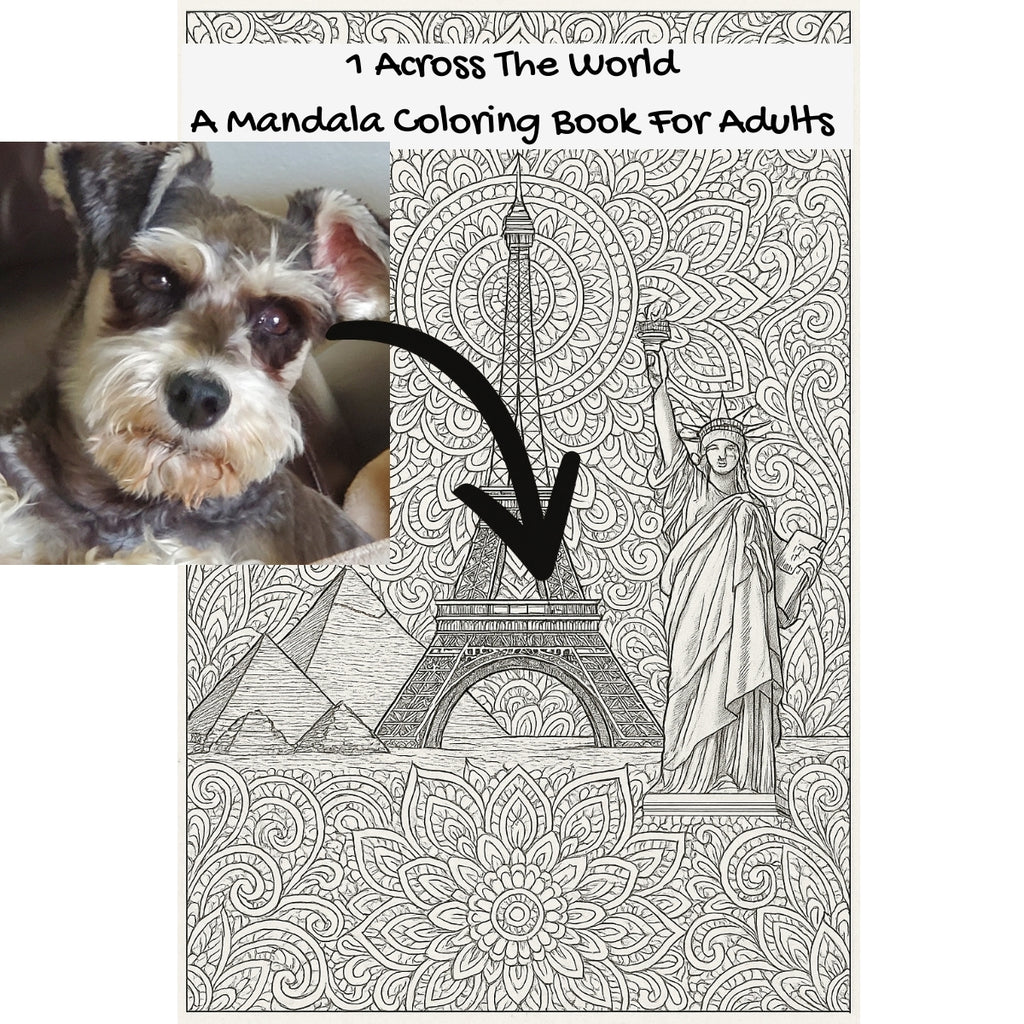 1 Across The World: A Mandala Coloring Book For Adults