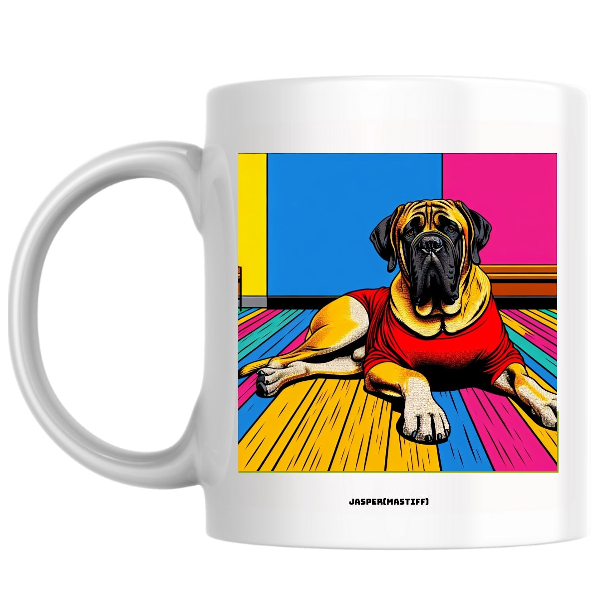 Jasper(mastiff) the Magnificent: Pop Art Coffee Mug