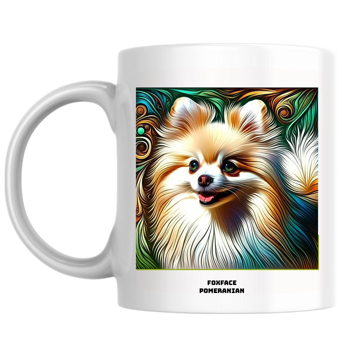 Foxface pomeranian the Magnificent: Pop Art Coffee Mug
