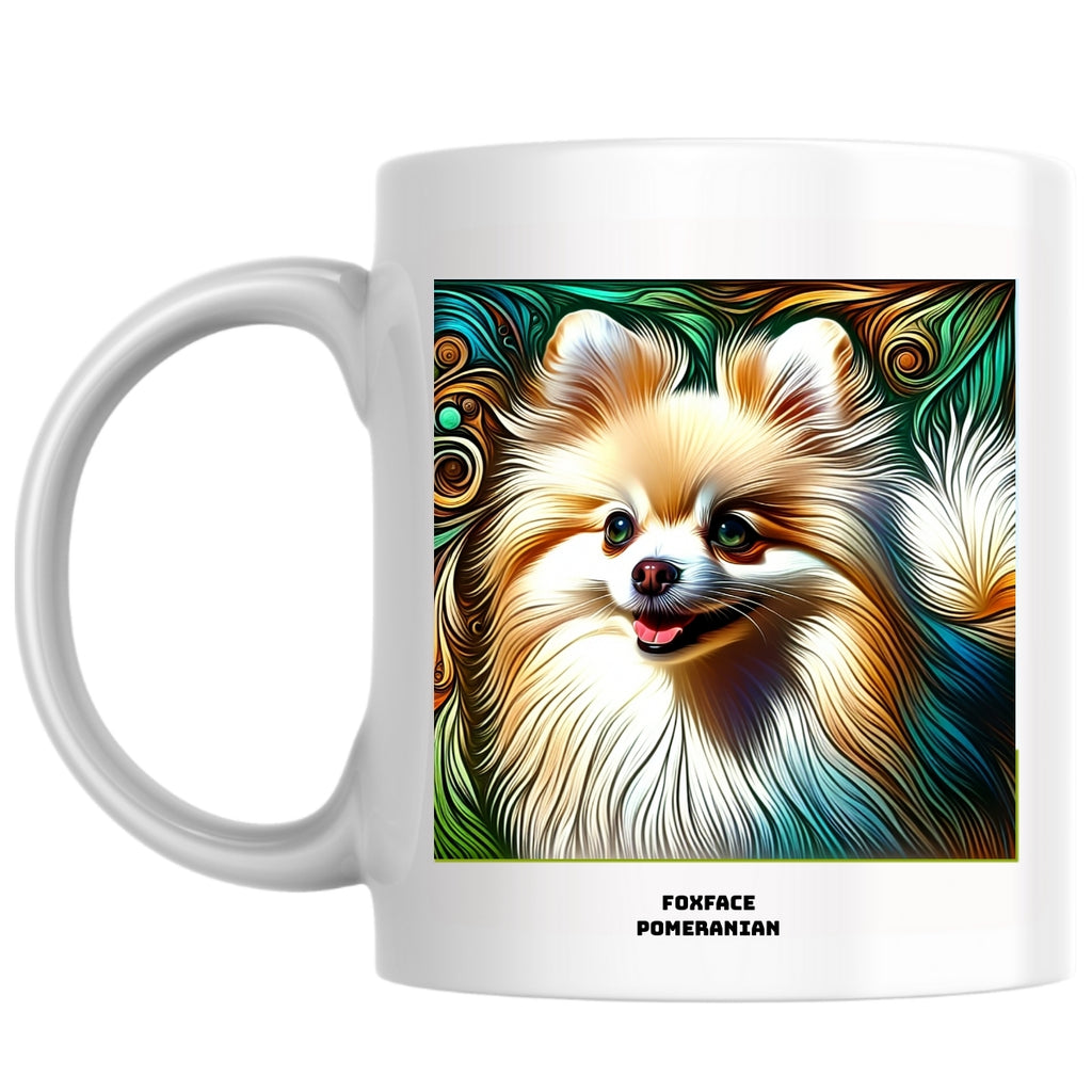 Foxface pomeranian the Magnificent: Pop Art Coffee Mug