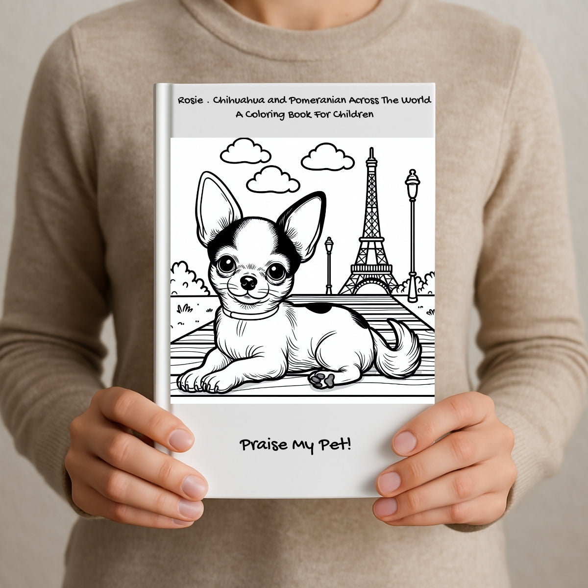 Rosie . Chihuahua and Pomeranian Kid's Coloring Book Series (Subscription)