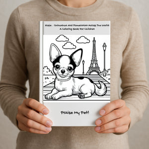 Rosie . Chihuahua and Pomeranian Kid's Coloring Book Series (Subscription)