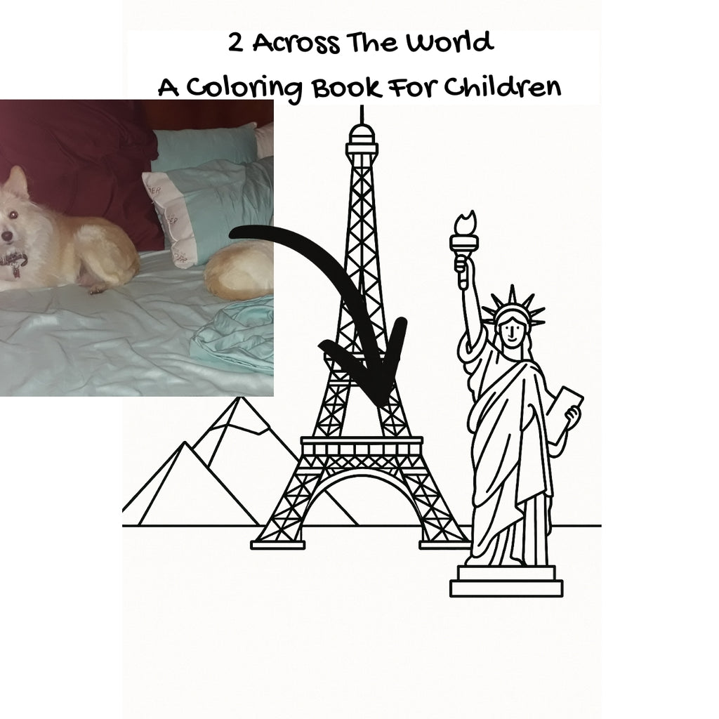 2 Across The World: A Coloring Book For Children