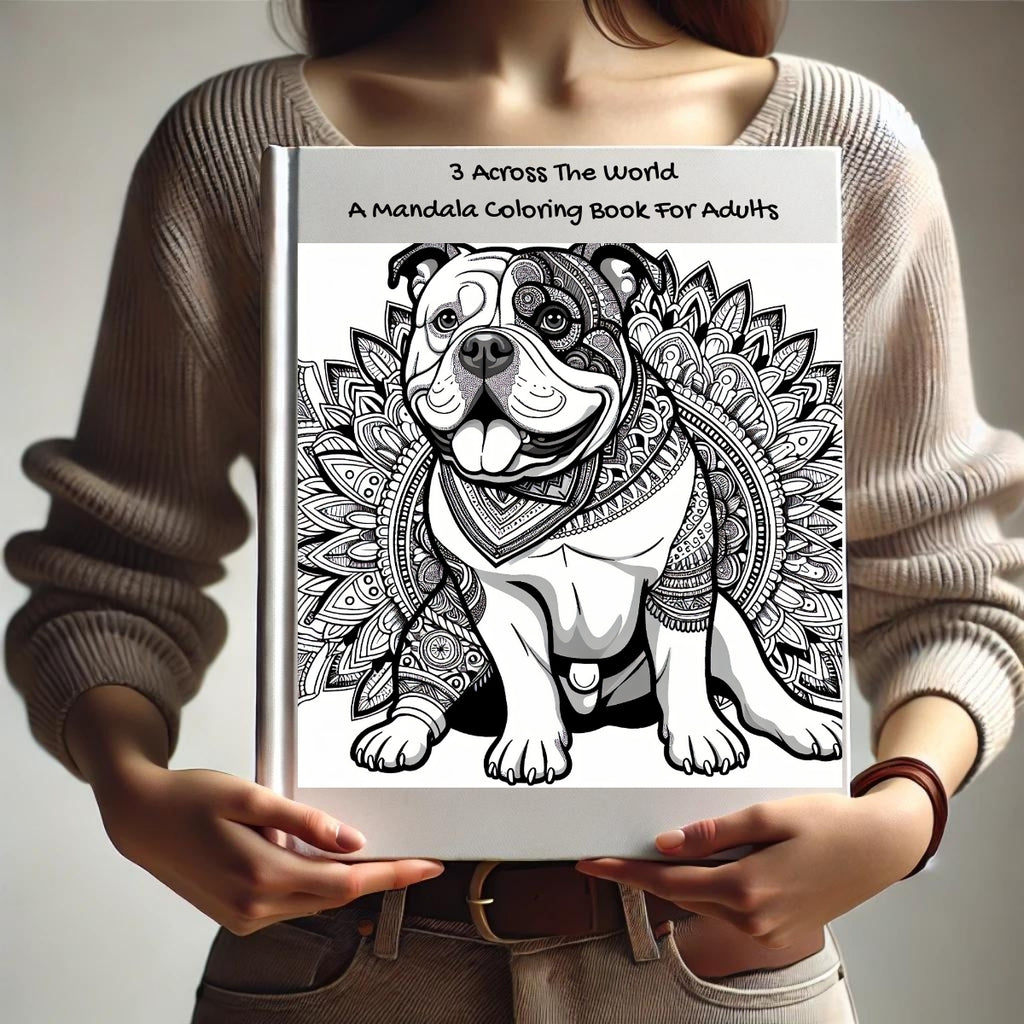 3 Across The World: A Mandala Coloring Book For Adults