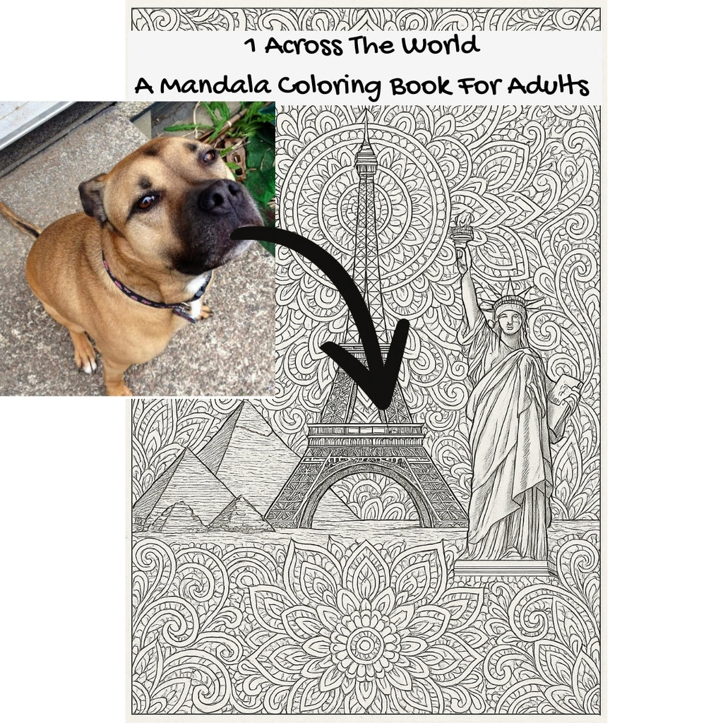 1 Across The World: A Mandala Coloring Book For Adults