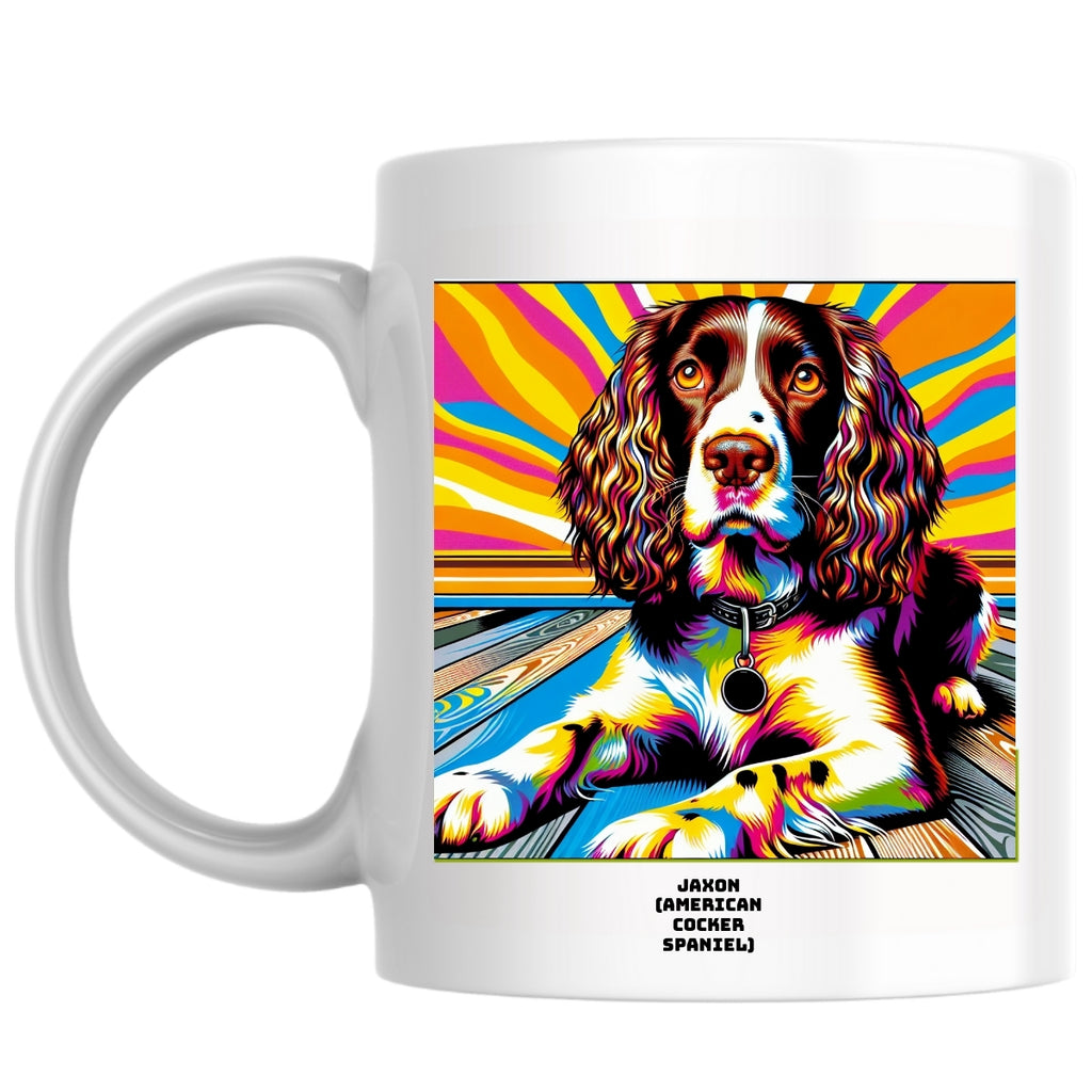 Jaxon (American Cocker Spaniel) the Magnificent: Pop Art Coffee Mug