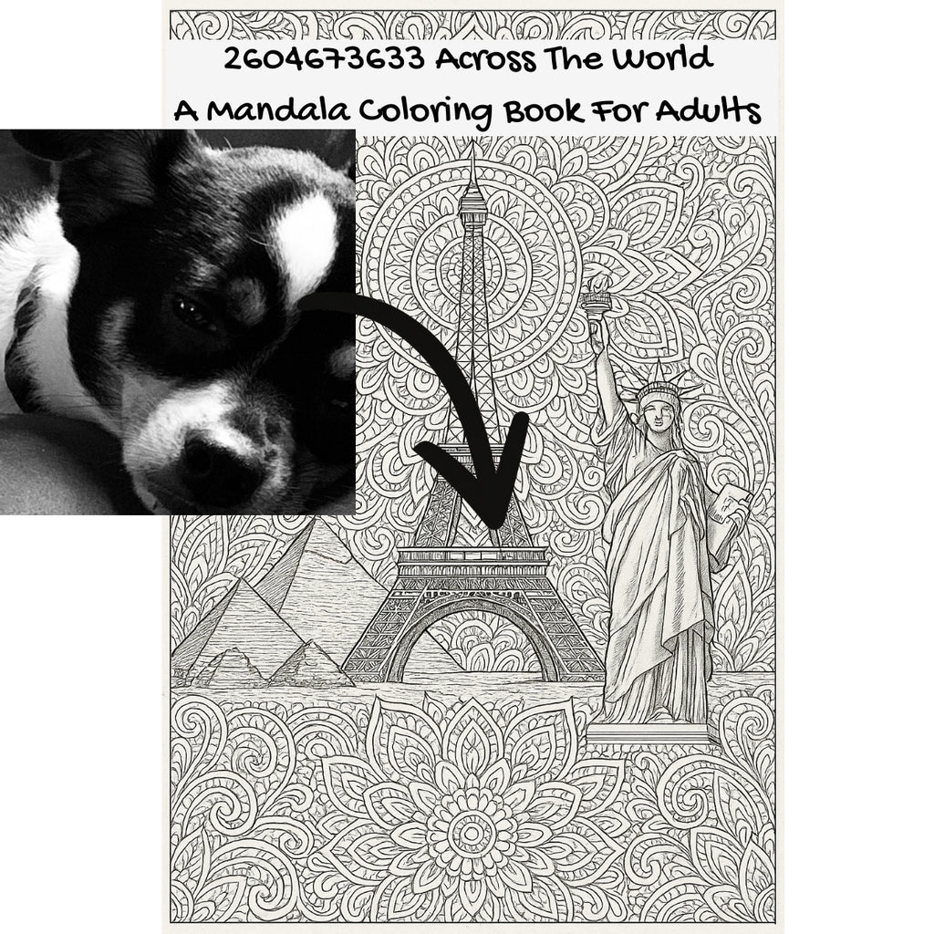 2604673633 Across The World: A Mandala Coloring Book For Adults