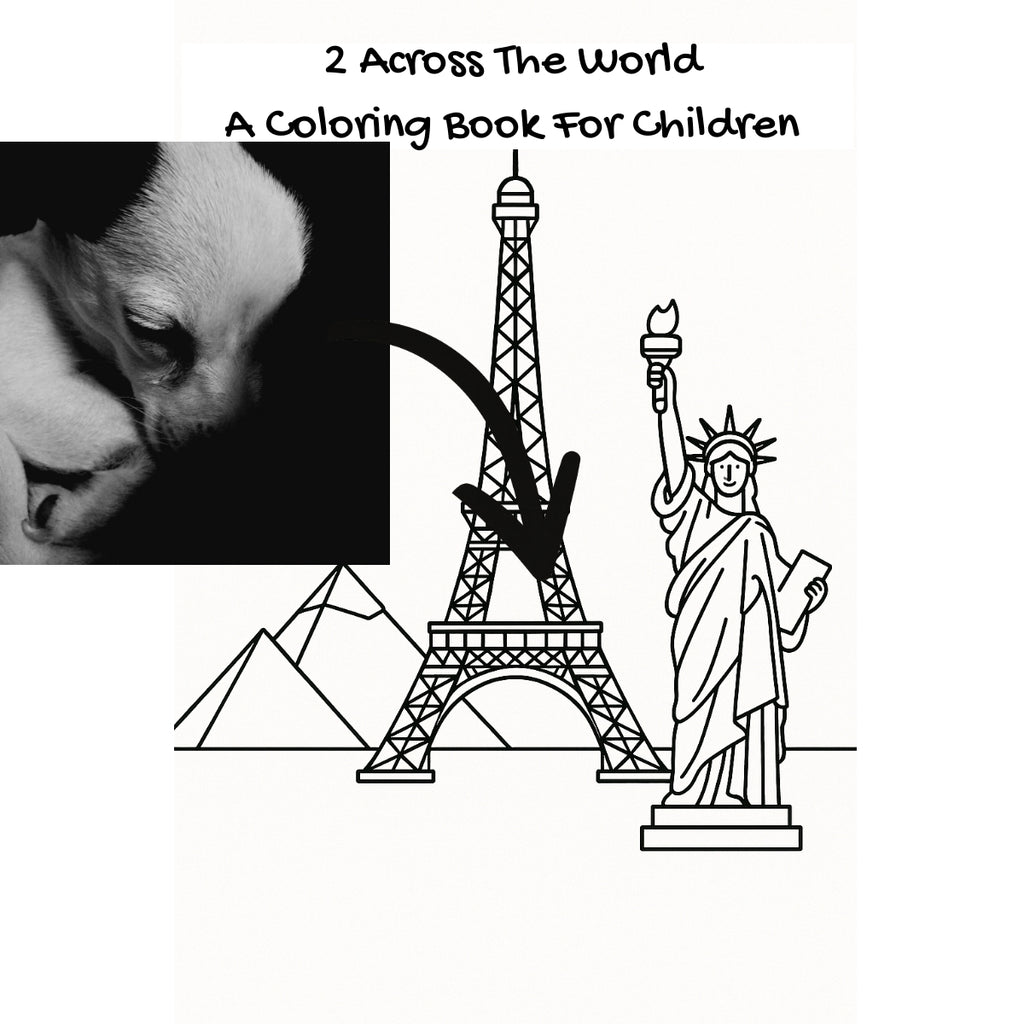 2 Across The World: A Coloring Book For Children