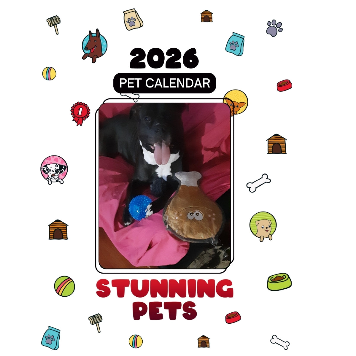 No Headlines Stunning Pets: A 2026 Pet Calendar