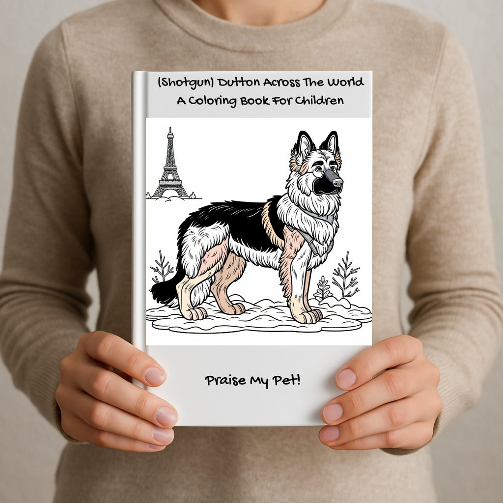 (Shotgun) Dutton Across The World: A Coloring Book For Children