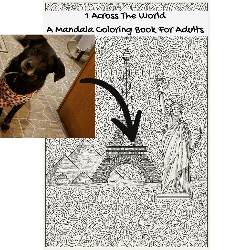 1 Across The World: A Mandala Coloring Book For Adults