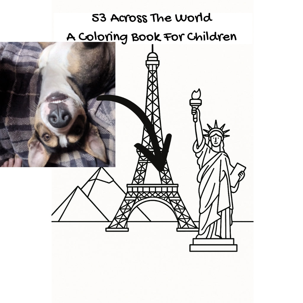 53 Across The World: A Coloring Book For Children