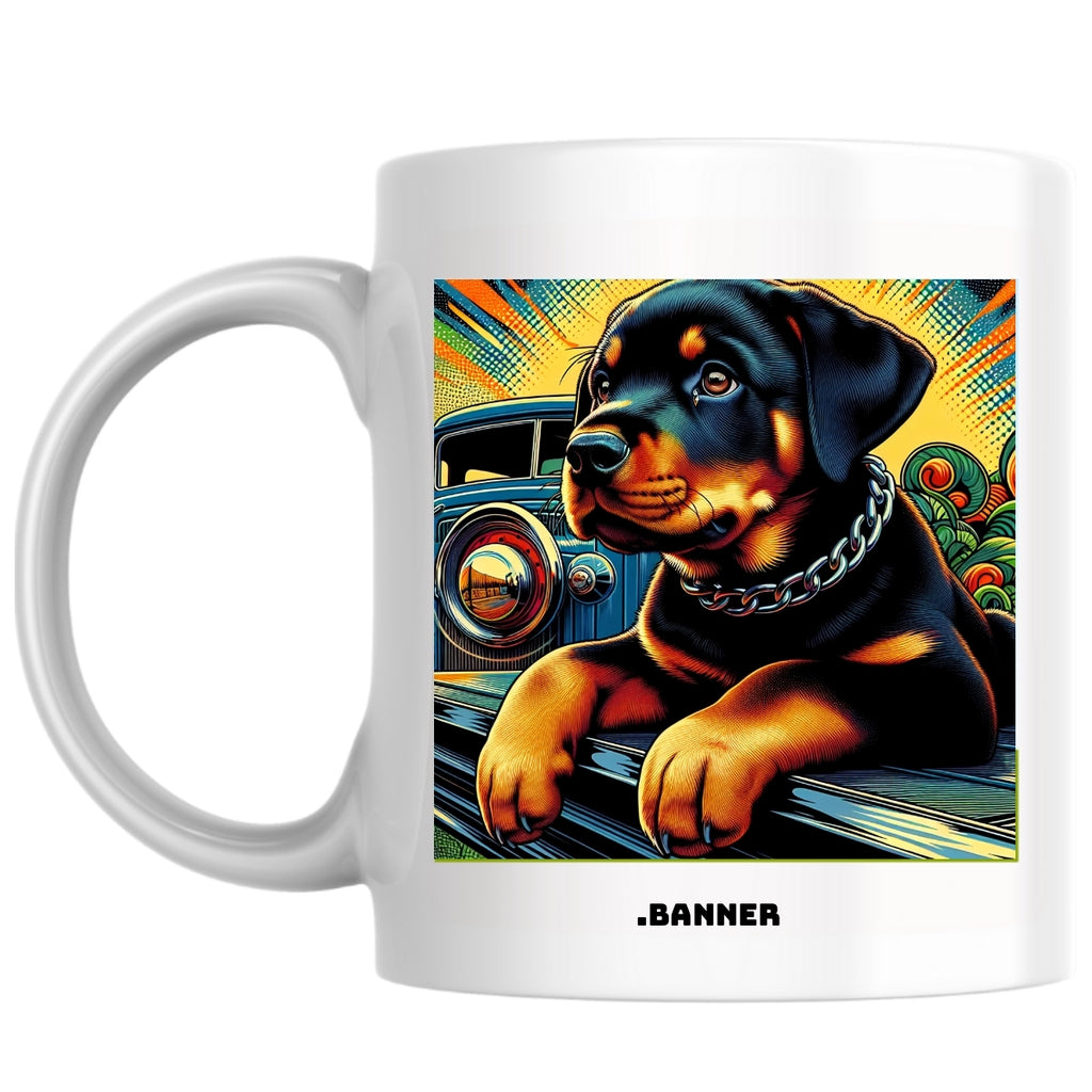 .banner the Magnificent: Pop Art Coffee Mug