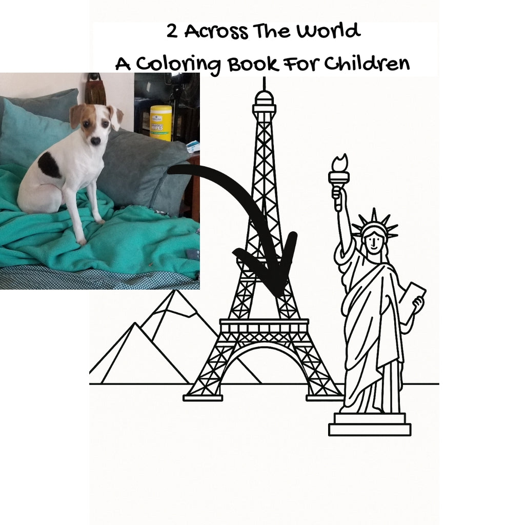2 Across The World: A Coloring Book For Children