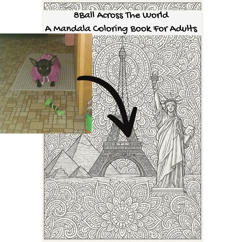 8Ball Across The World: A Mandala Coloring Book For Adults