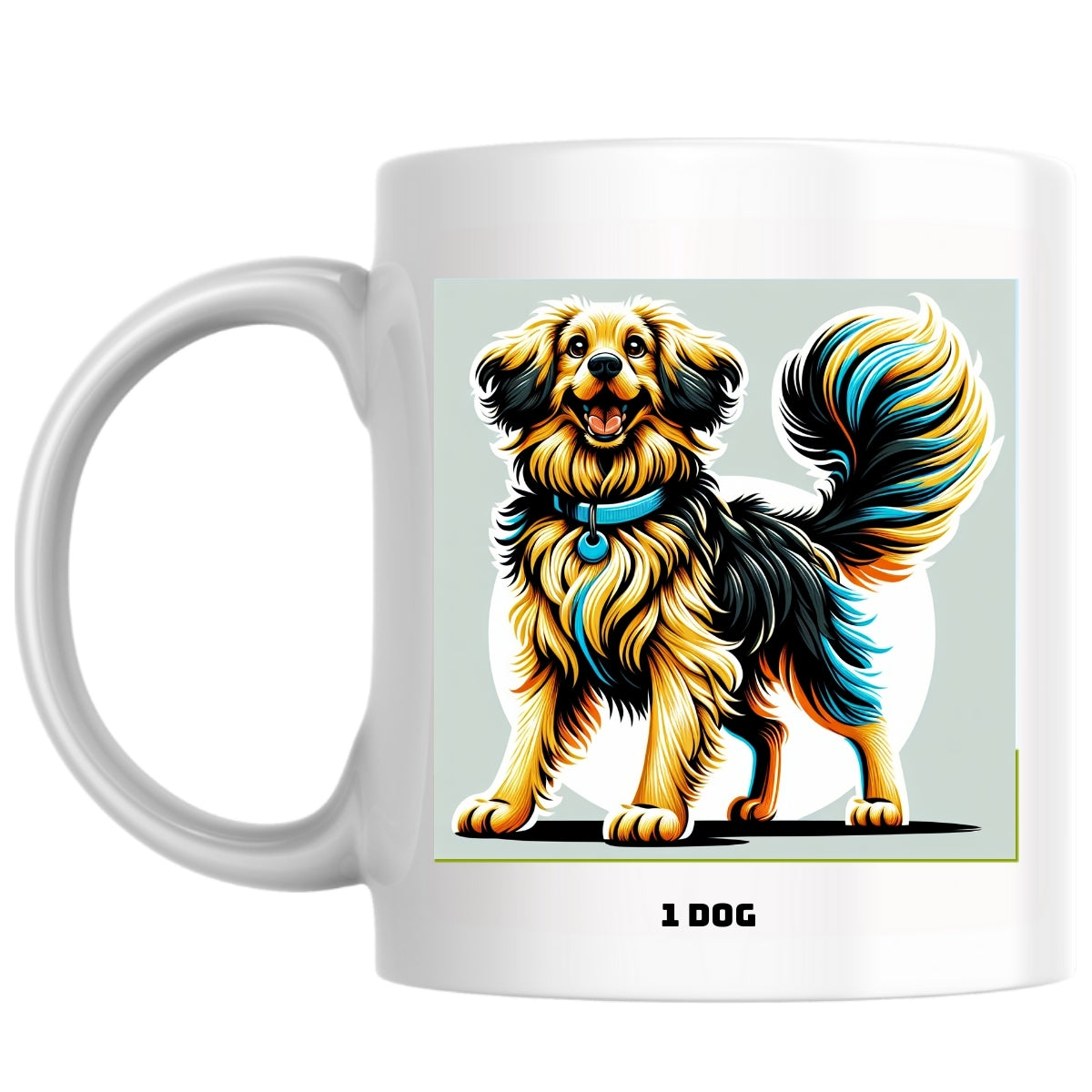 1 dog the Magnificent: Pop Art Coffee Mug