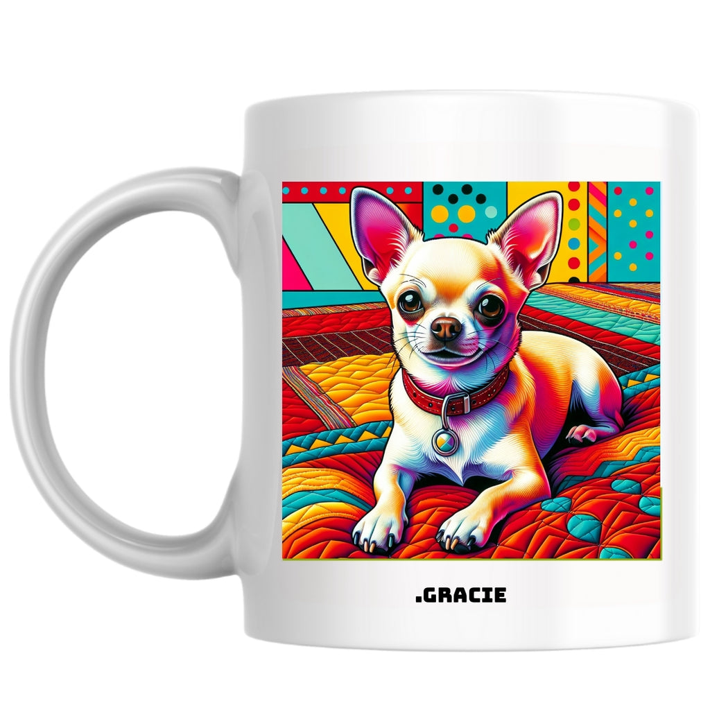 .Gracie the Magnificent: Pop Art Coffee Mug