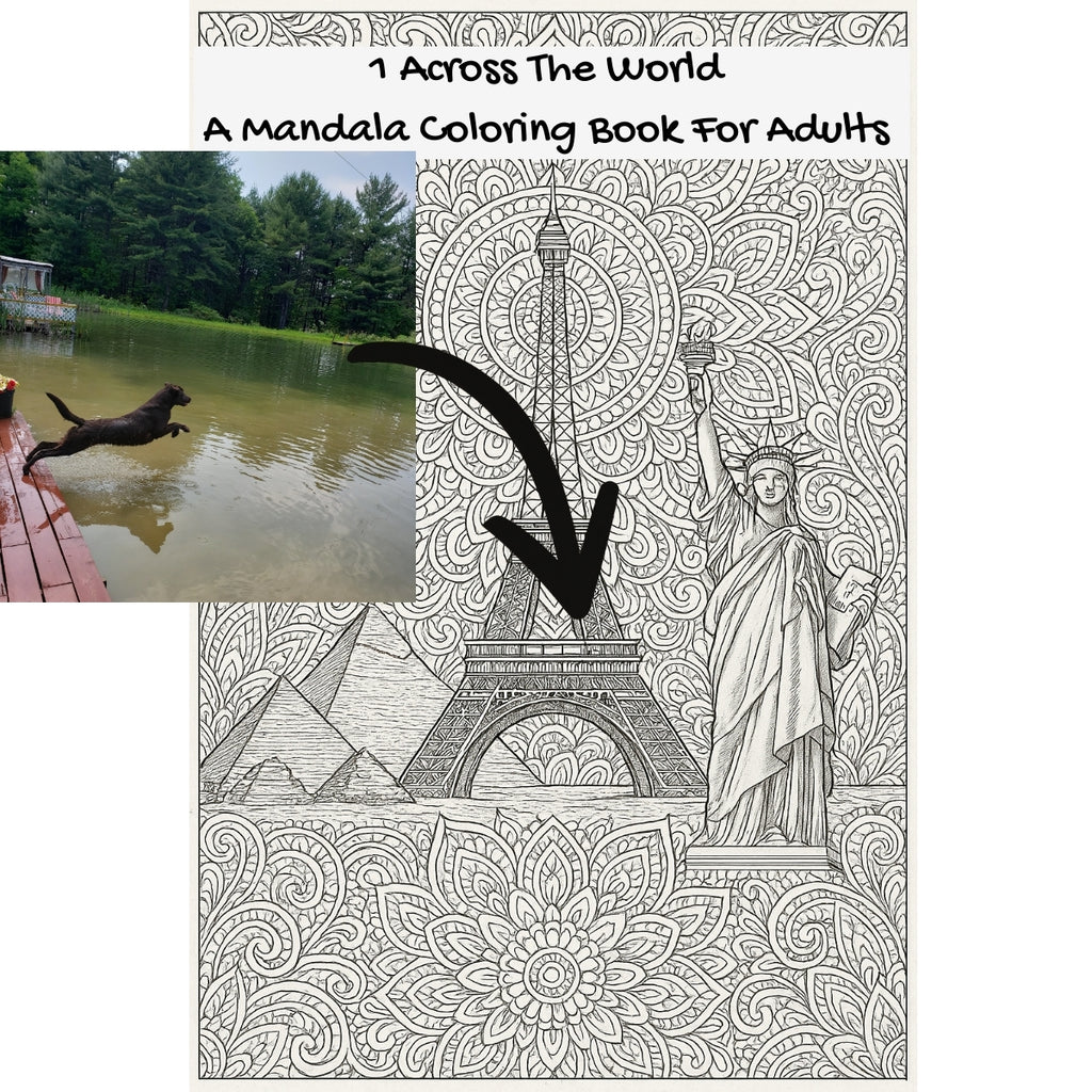 1 Across The World: A Mandala Coloring Book For Adults