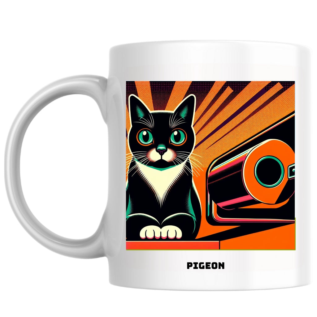 Pigeon the Magnificent: Pop Art Coffee Mug