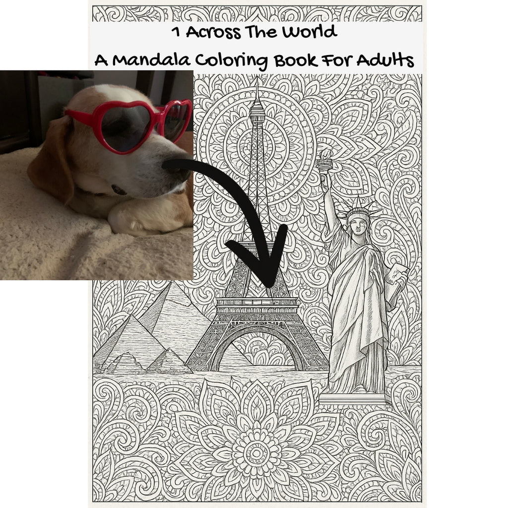 1 Across The World: A Mandala Coloring Book For Adults