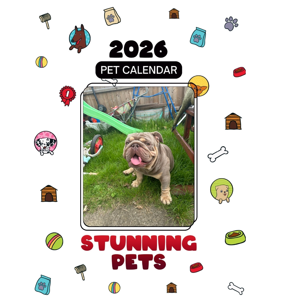 Bulldog Headlines Stunning Pets: A 2026 Pet Calendar