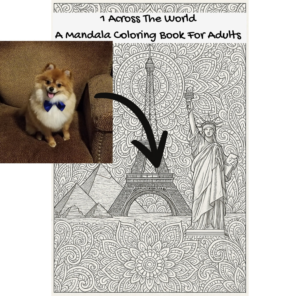 1 Across The World: A Mandala Coloring Book For Adults