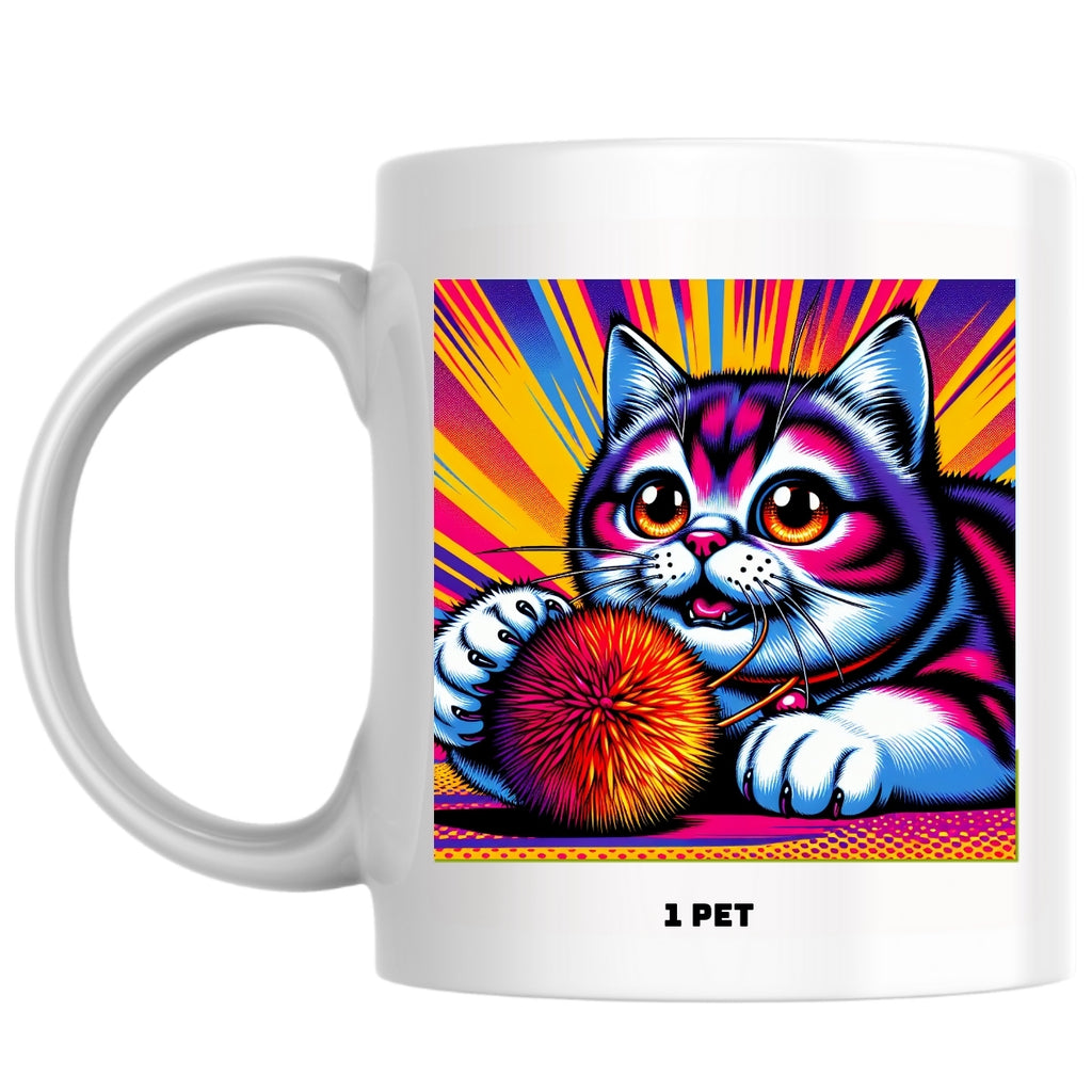 1 pet the Magnificent: Pop Art Coffee Mug