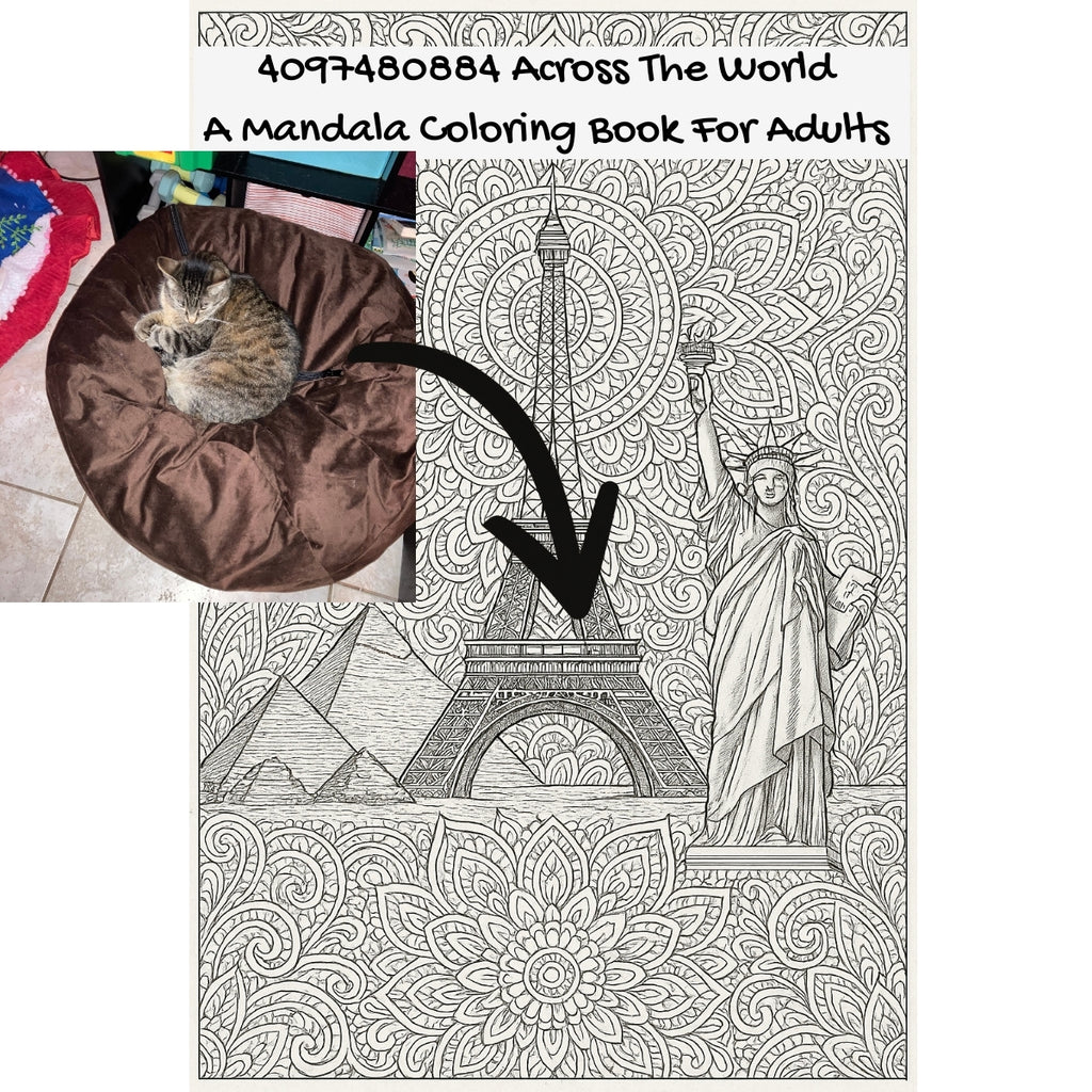4097480884 Across The World: A Mandala Coloring Book For Adults