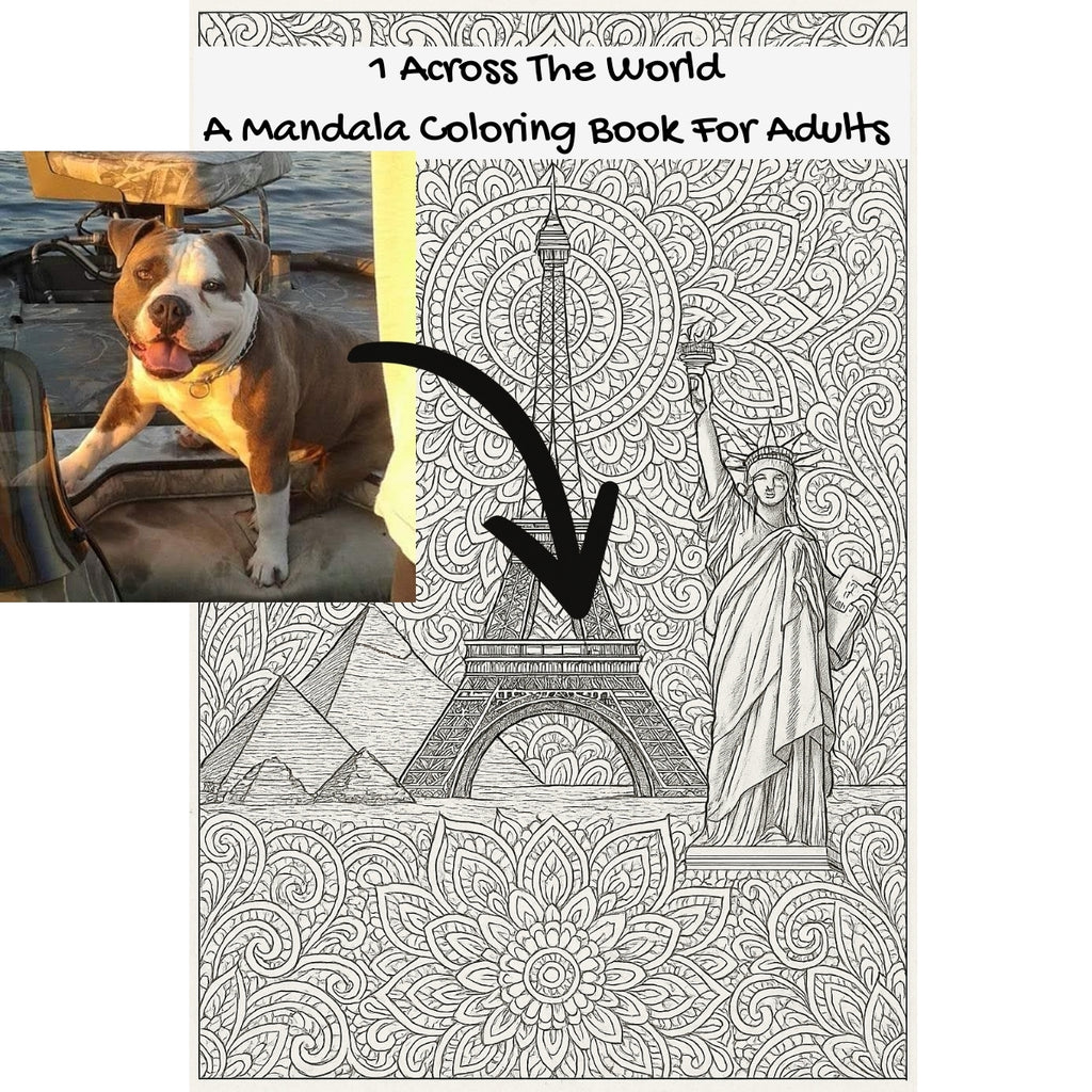 1 Across The World: A Mandala Coloring Book For Adults
