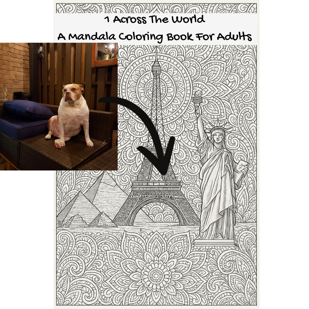 1 Across The World: A Mandala Coloring Book For Adults