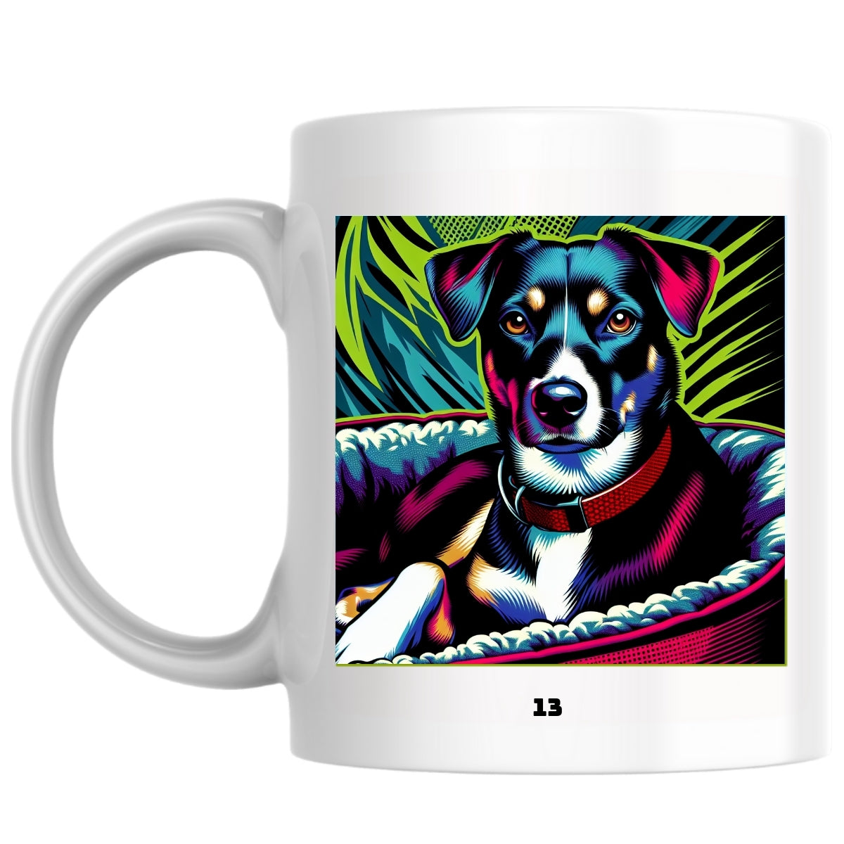 13 the Magnificent: Pop Art Coffee Mug