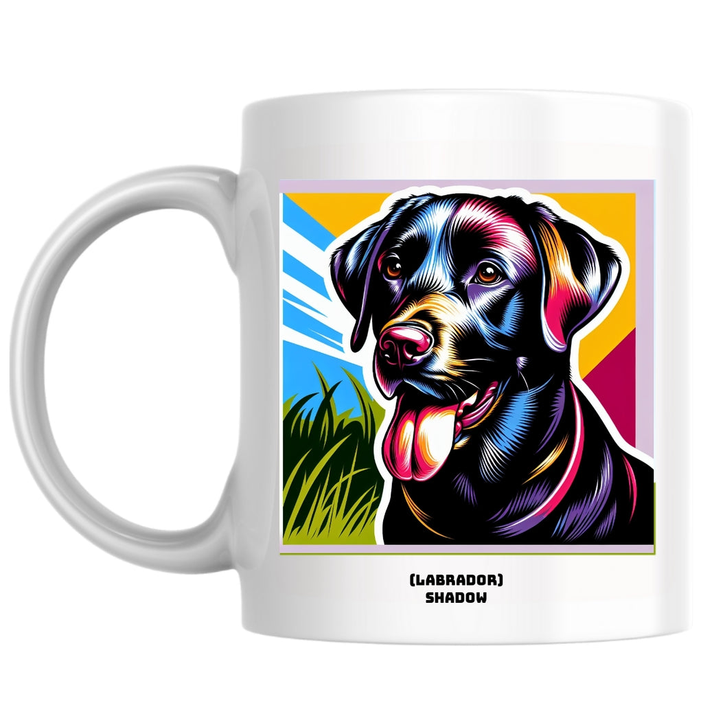 (Labrador) Shadow the Magnificent: Pop Art Coffee Mug