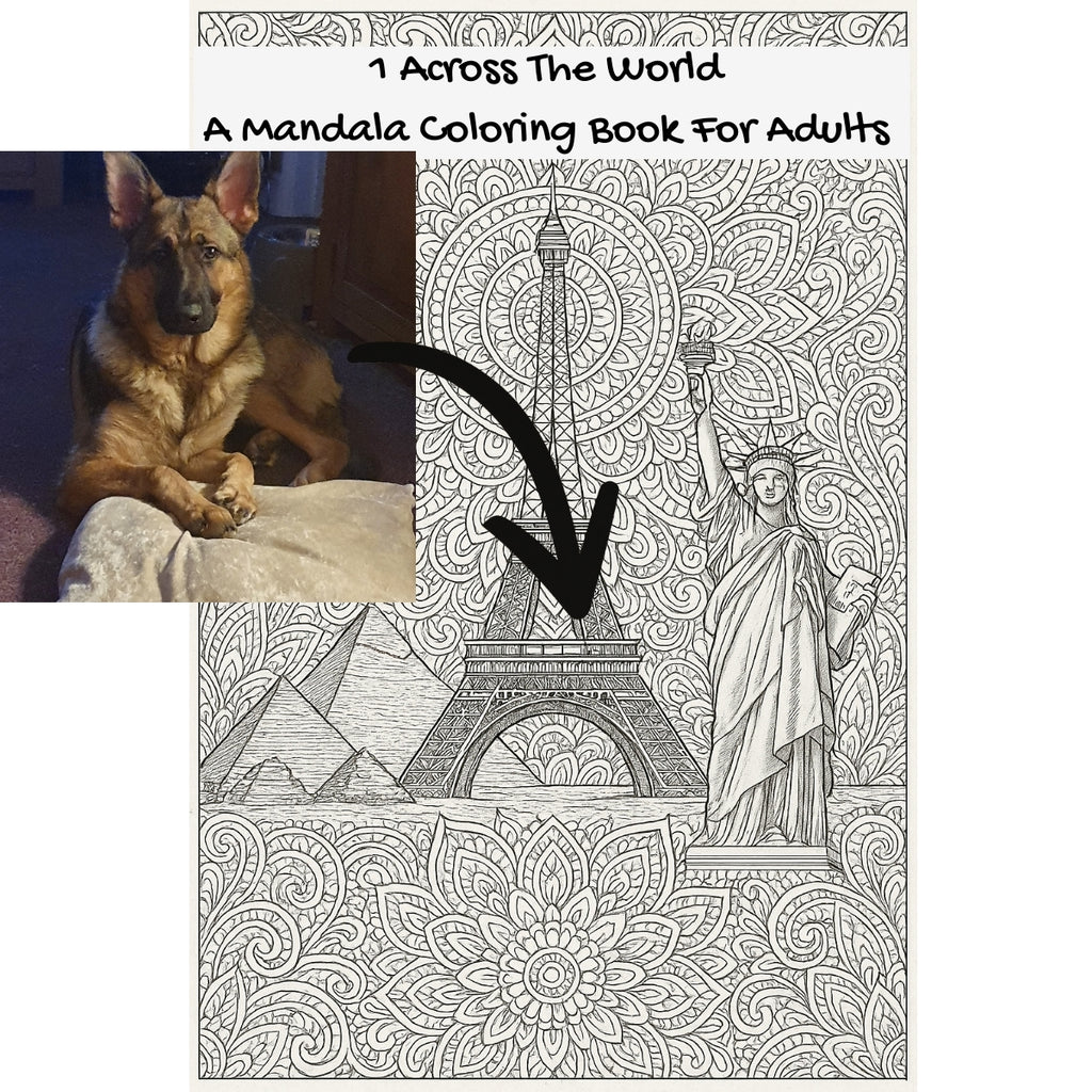 1 Across The World: A Mandala Coloring Book For Adults