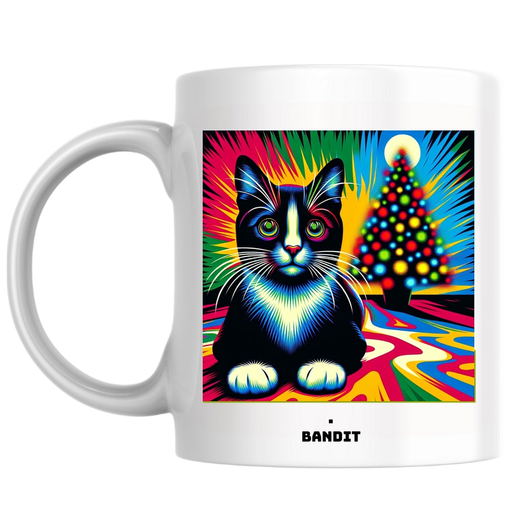 . Bandit the Magnificent: Pop Art Coffee Mug