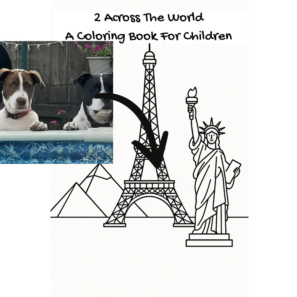 2 Across The World: A Coloring Book For Children