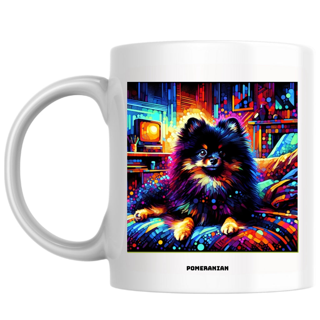 Pomeranian the Magnificent: Pop Art Coffee Mug