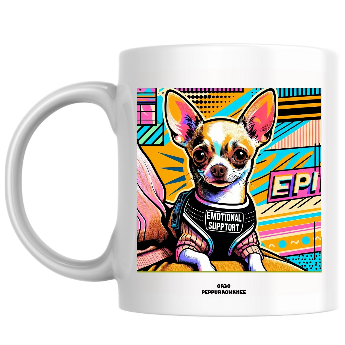 0r30 Peppurrowknee the Magnificent: Pop Art Coffee Mug