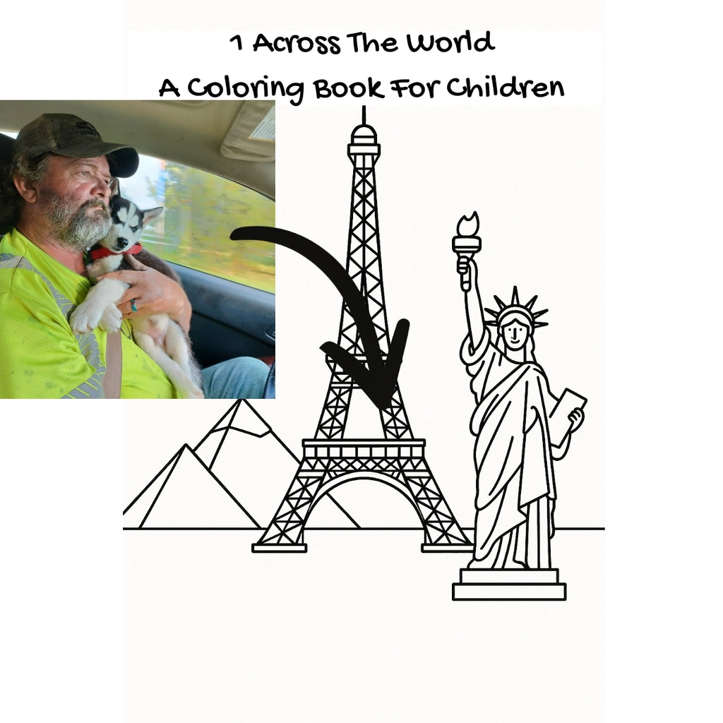 1 Across The World: A Coloring Book For Children