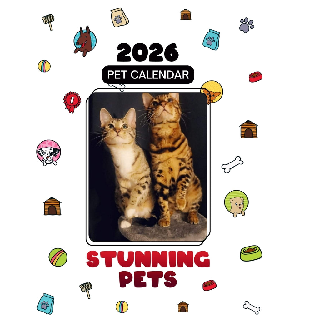 2 Headlines Stunning Pets: A 2026 Pet Calendar