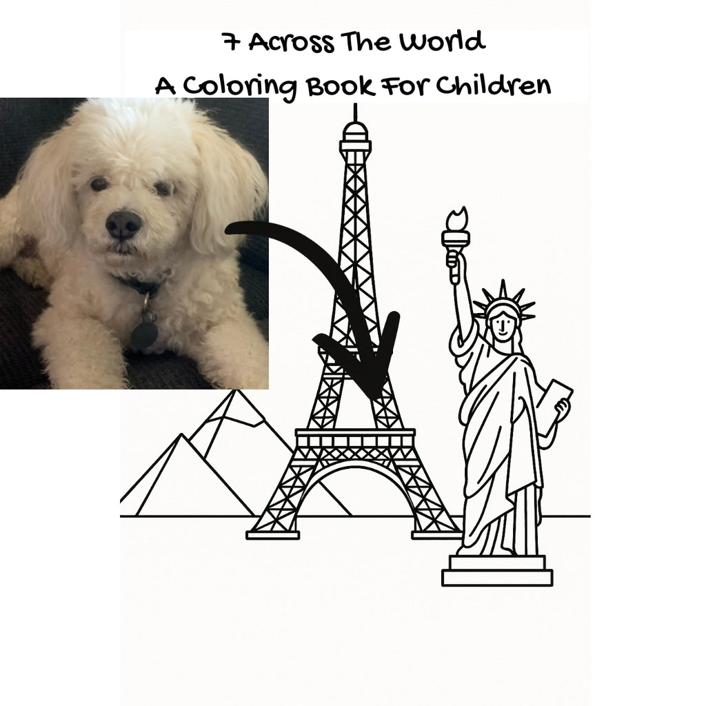 7 Across The World: A Coloring Book For Children
