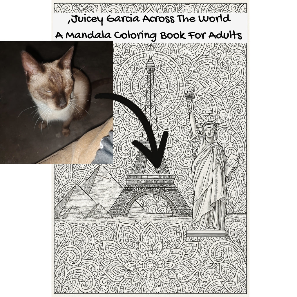 ,Juicey Garcia Across The World: A Mandala Coloring Book For Adults