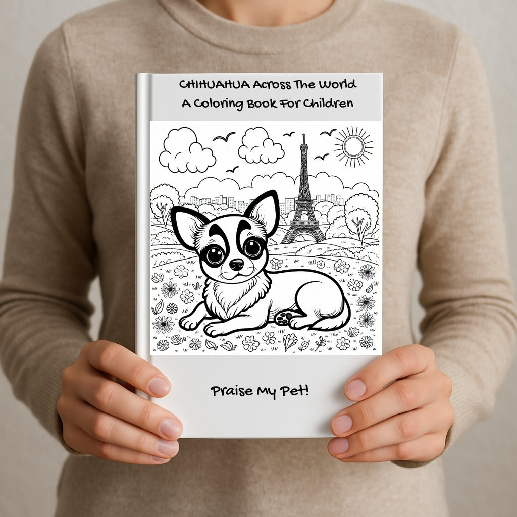 CHIHUAHUA Across The World: A Coloring Book For Children